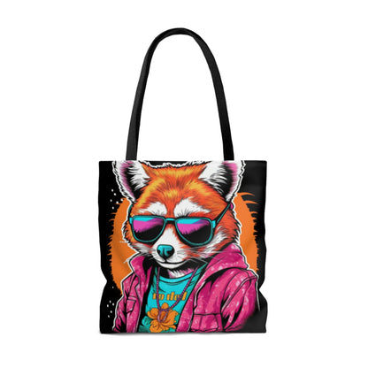 Red Panda Pop Culture Anime Cartoon Graphic Tote Bag (AOP)