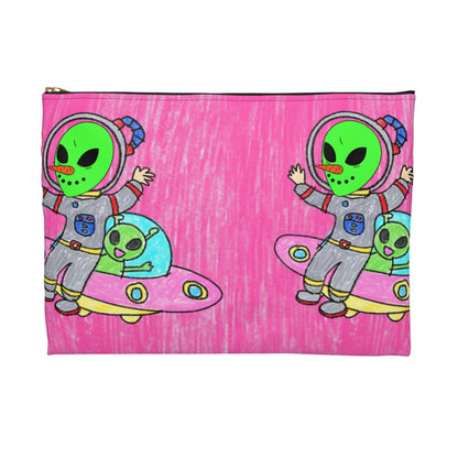 Veggie Visi Alien Vegetable Visitor UFO Accessory Pouch