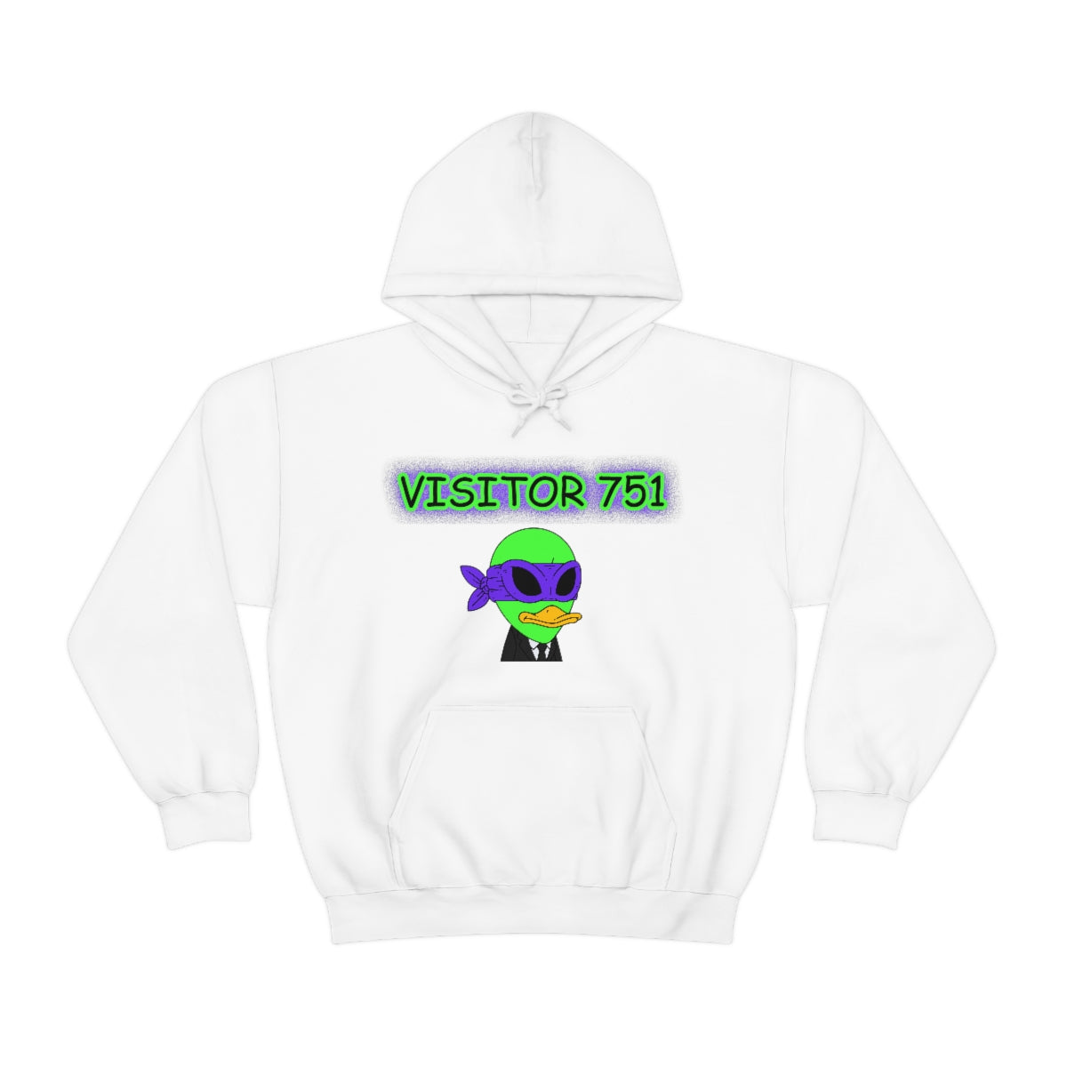 The Visitor 751 ユニセックス ヘビー ブレンド™ フード付きスウェットシャツ