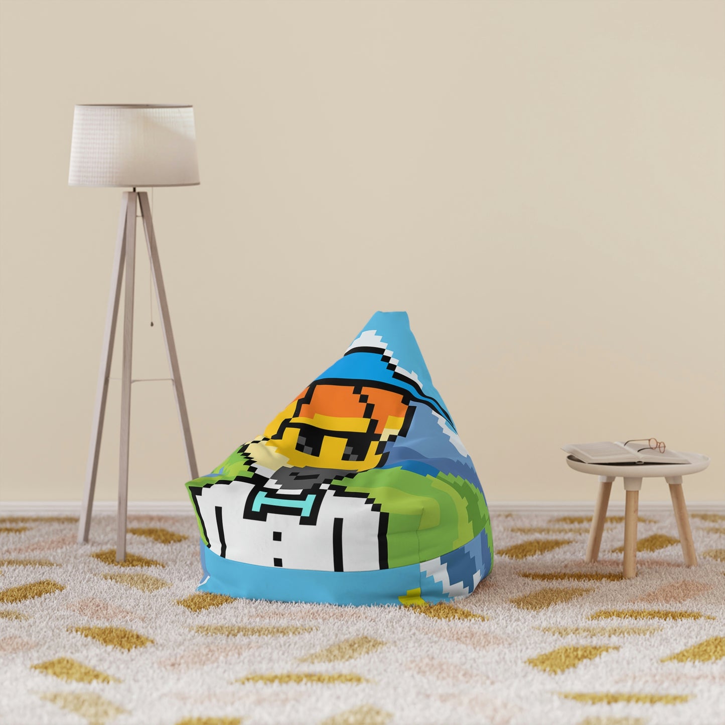 Puppy Travel Adventure Animal Dog Bean Bag Chair Cover
