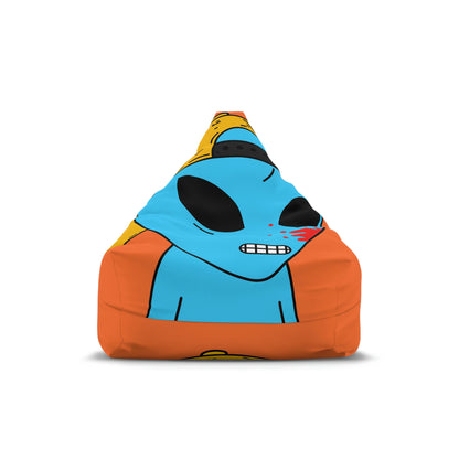 Alien Blue Blood Visitor Bean Bag Chair Cover