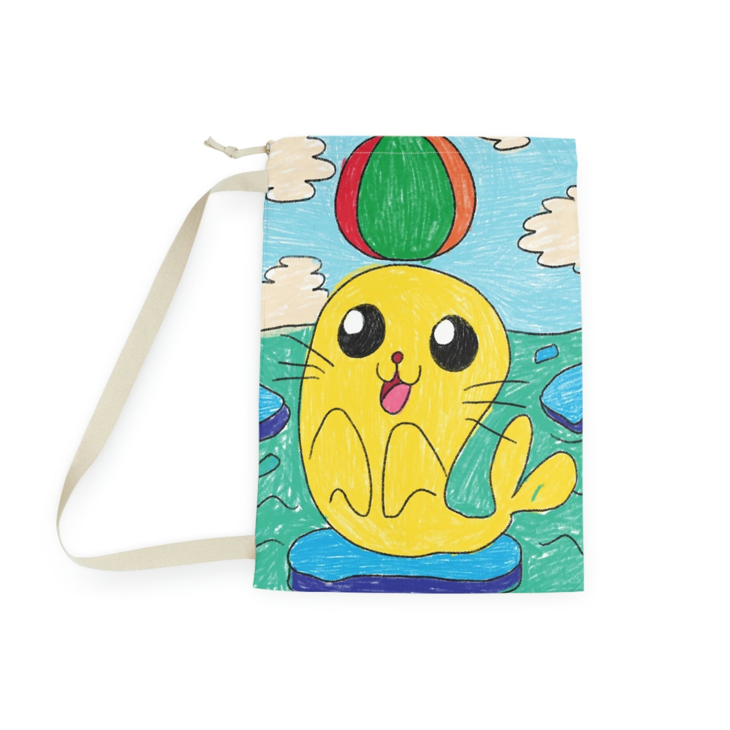 Seal Trick Marine Ocean Animal Sea Creature Laundry Bag