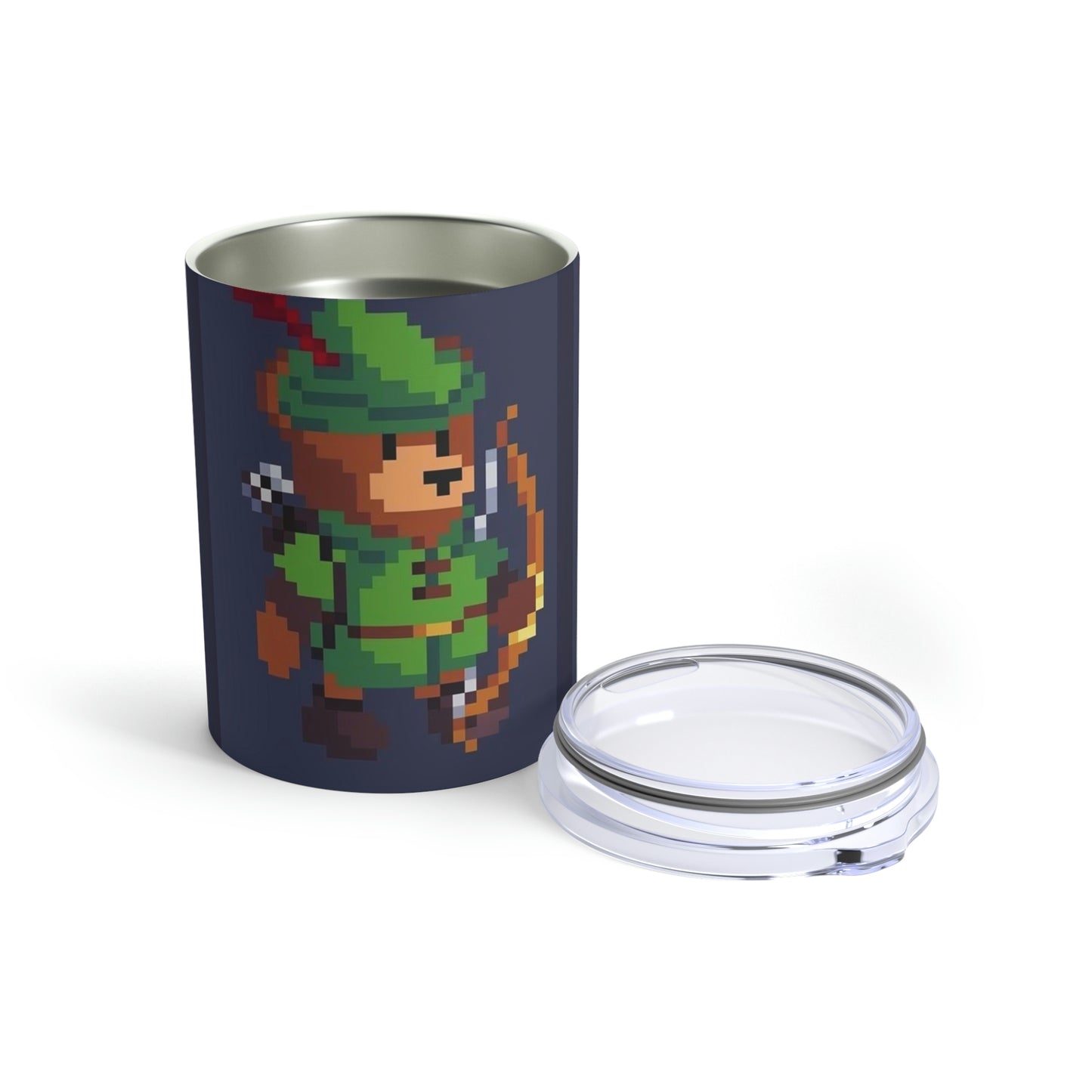 Robin Hood Hat Archer Bear Tumbler 10oz