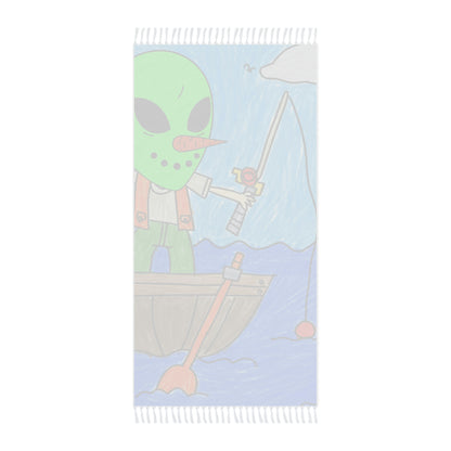 Sea Fish Hunter Veggie Visi Vegetable Visitor Alien Boho Beach Cloth