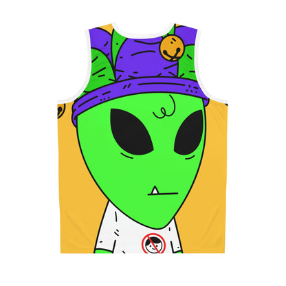 Jester Alien Joker Visitor Basketball Jersey (AOP)