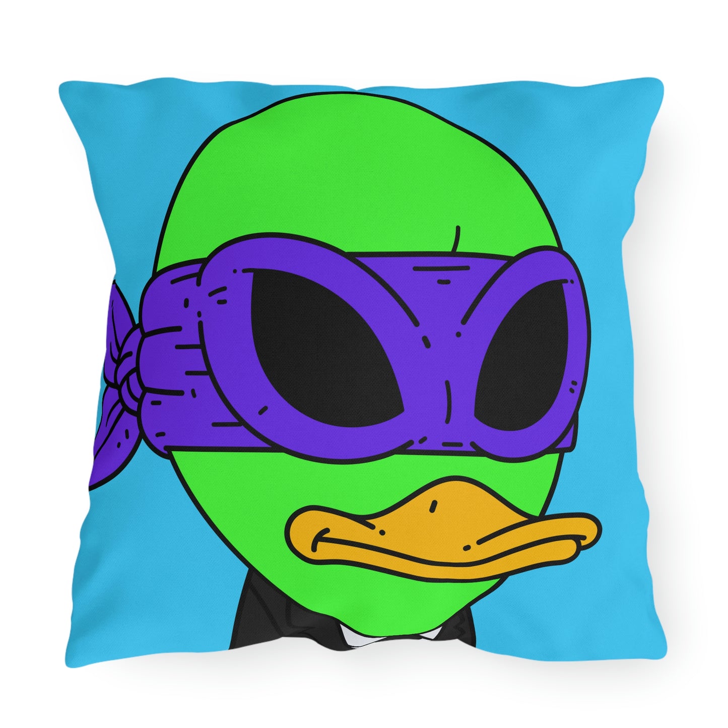 Visitor 751 Alien Outdoor Pillows