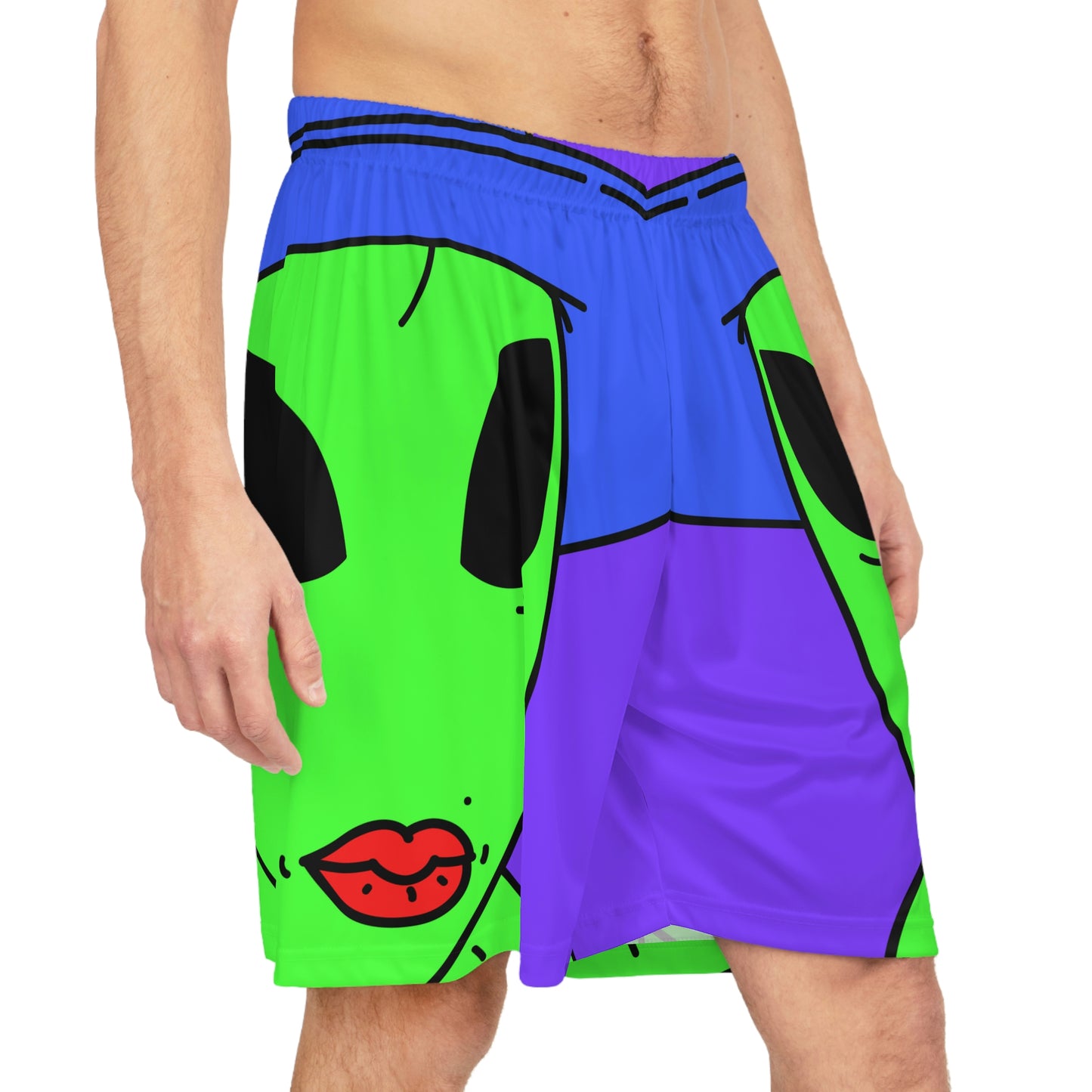 Witch Wizard Magic Alien Basketball Shorts