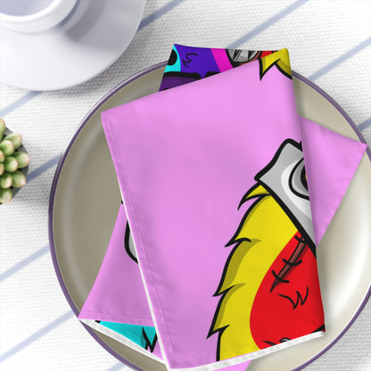 Werewolve Tiedye Rainbow Wolf Napkins