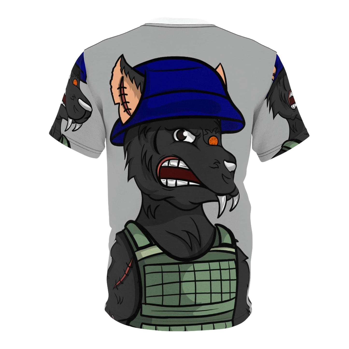 Wolf Army Vest  Tatical Gear Werewolve Unisex AOP Cut & Sew Tee