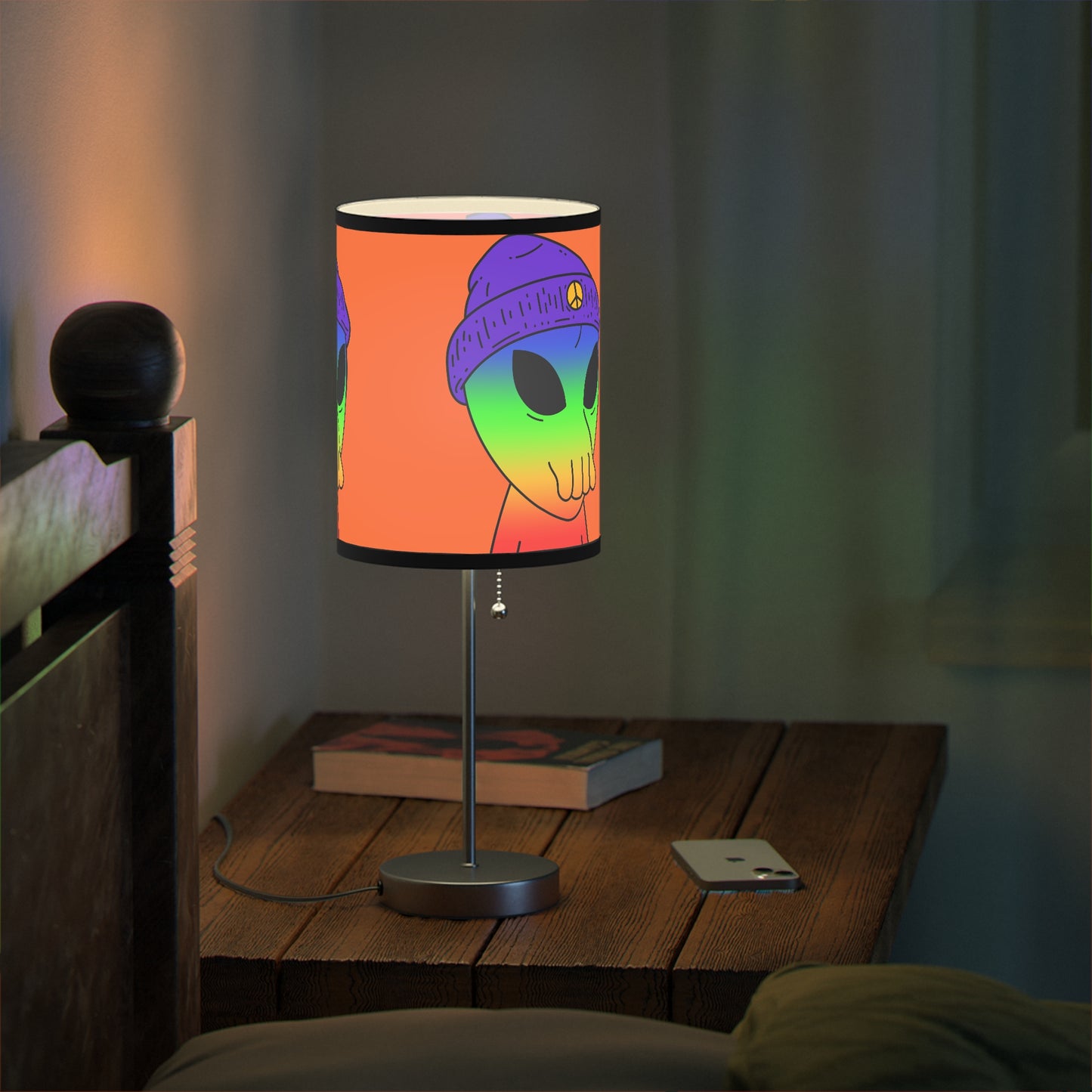 Squid Pride Color Alien Lamp on a Stand, US|CA plug