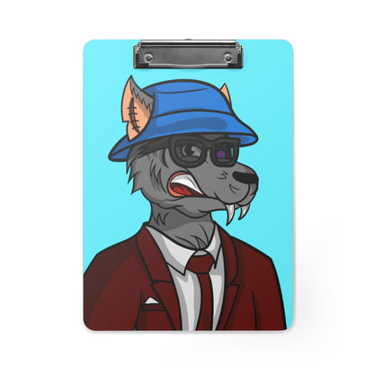 Business Casual Maroon Suit with Tie Cyborg Bucket Hat Werewolve Clipboard