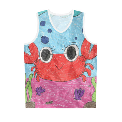 Lobster Crab Graphic Sea Lovers Basketball Jersey (AOP)