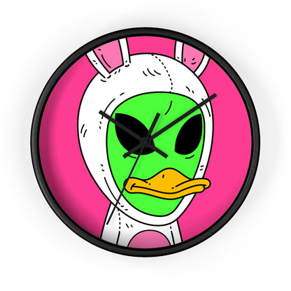 Duck Bunny Alien Wall clock