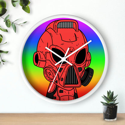 Pride Rainbow Robot Cyborg Alien Wall clock