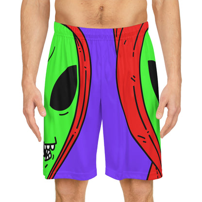 Alien Anon Visitor Basketball Shorts (AOP)