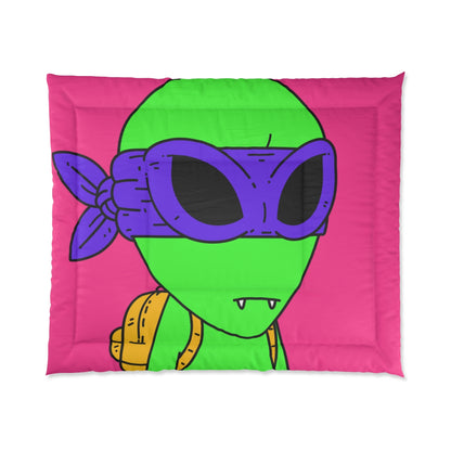 Green Vampire Alien Purple Ninja Mask Yellow Backpack Visitor Bed Comforter