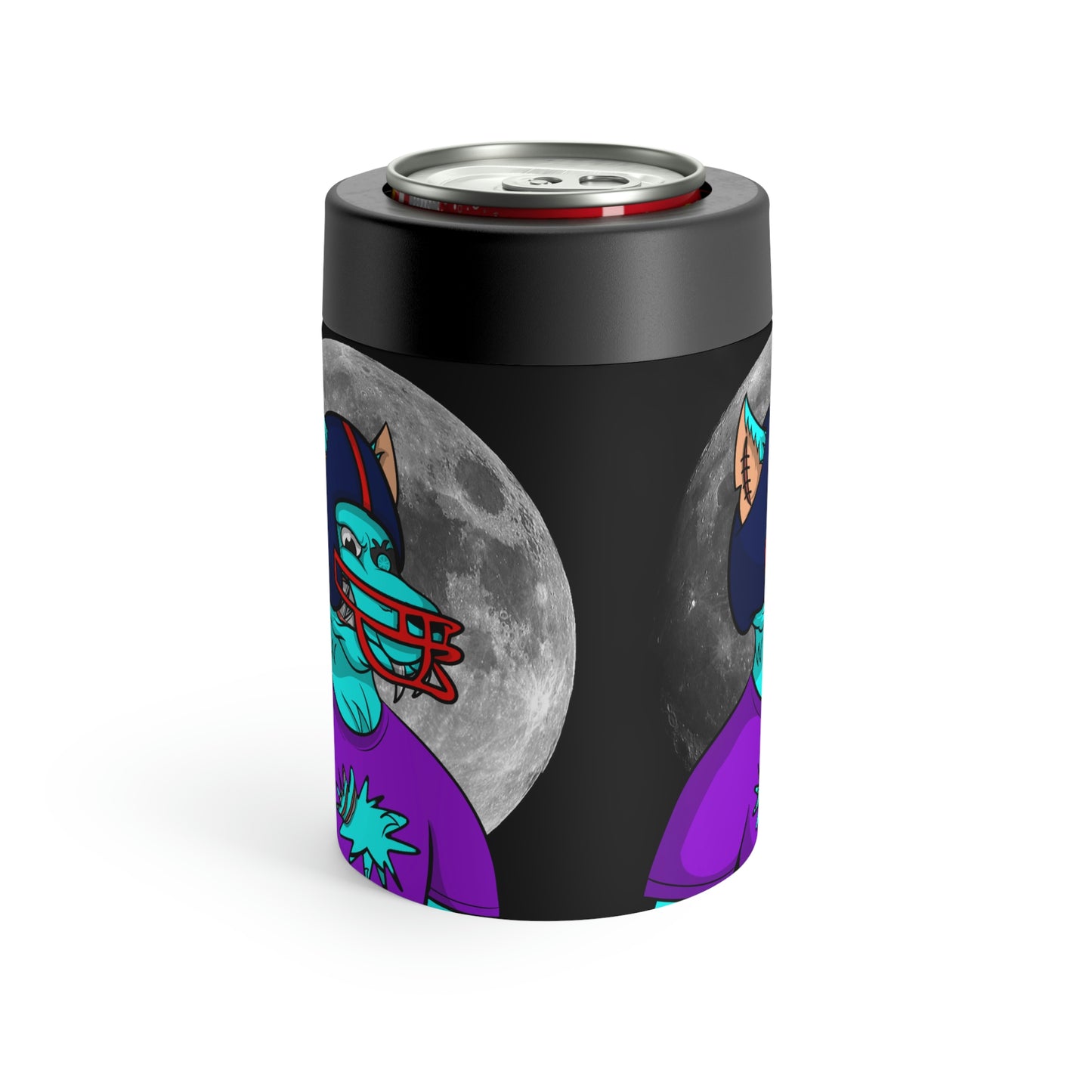 Foot Ball Full Moon American Werewolve Wolf Cyborg Can Holder