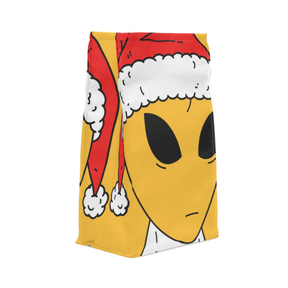 Alien Christmas Santa Space Character Holiday Winter Season Polyester Lunch Bag