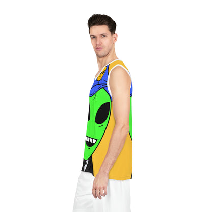 Alien Business Tycoon Visitor Basketball Jersey