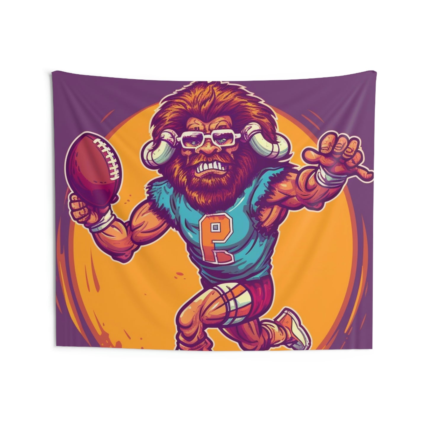 American Football Baffalo Bison Game Sport Graphic Indoor Wall Tapestries