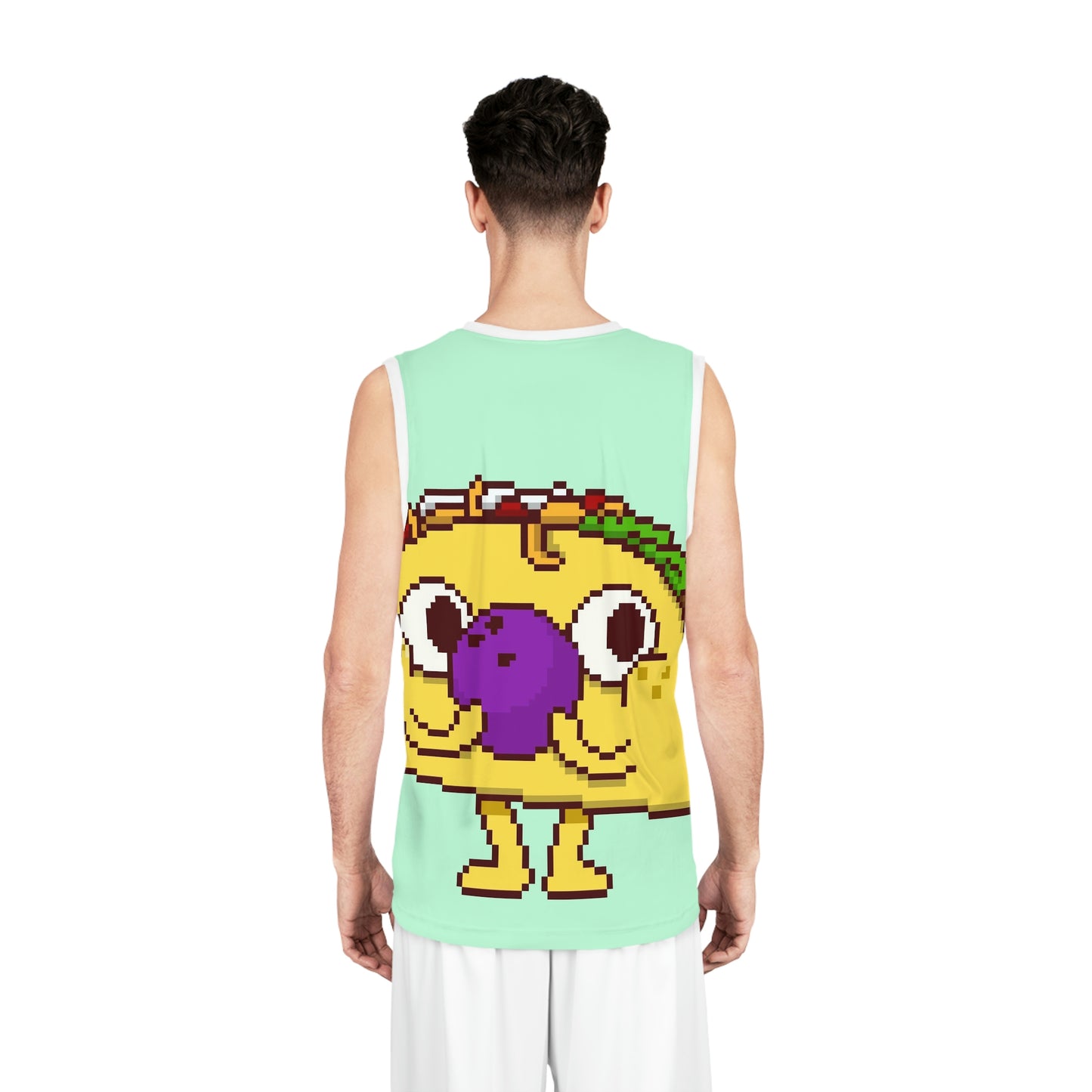 Bowling Ball Strike Taco Basketball Jersey