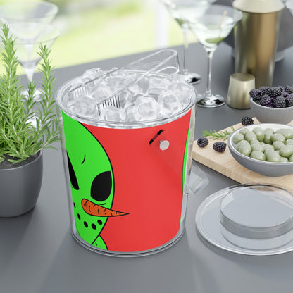 Veggie Visi Alien Vegetable Visitor Ice Bucket with Tongs