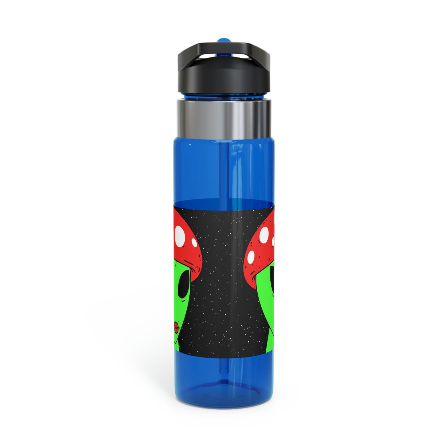 Mushroom Head Green Alien Visitor w/ Red Lips Kensington Tritan™ Sport Bottle, 20oz