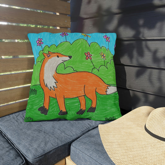 Fox Woodland Animal Foxy Outdoor Pillows