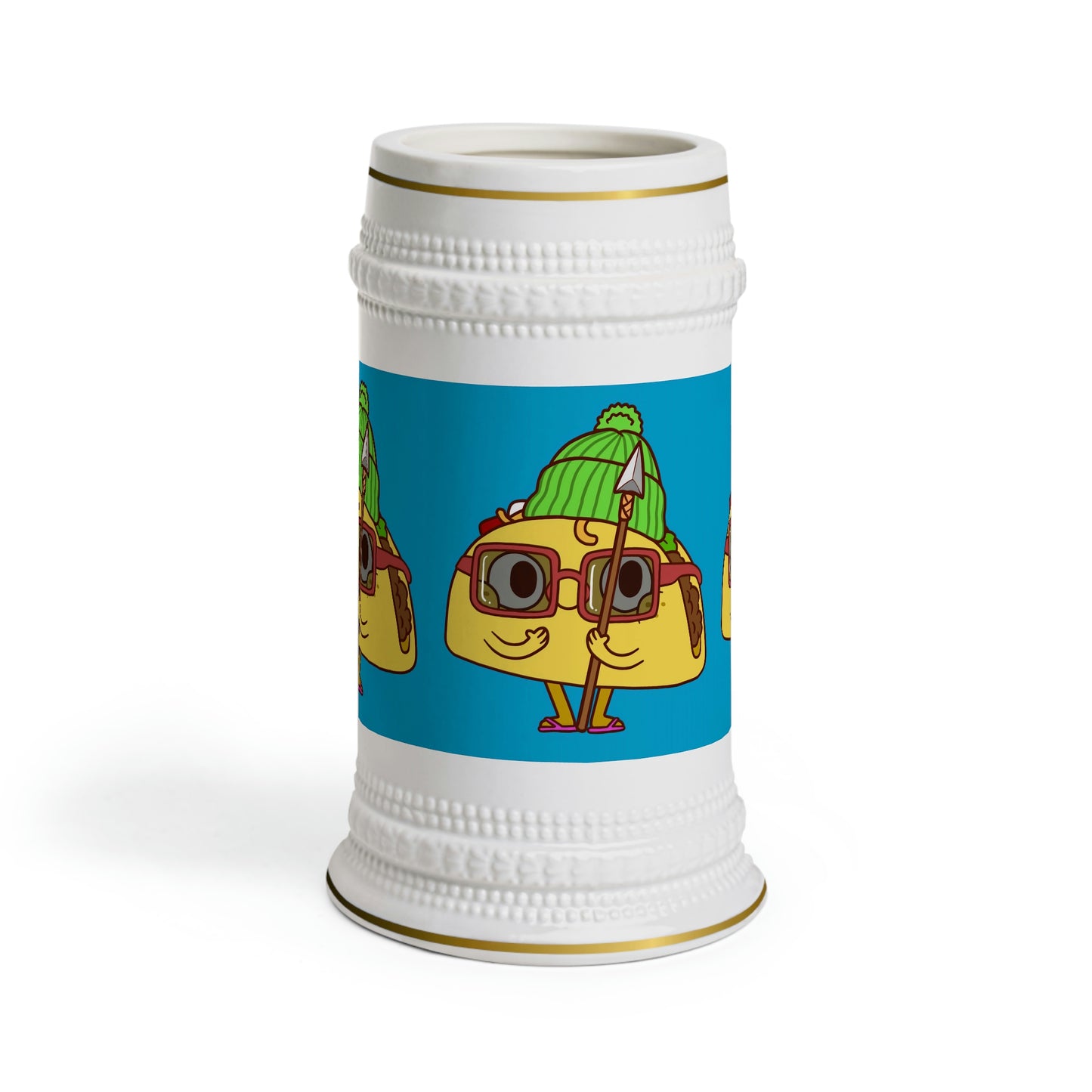 Tribal Taco Beer Stein Mug