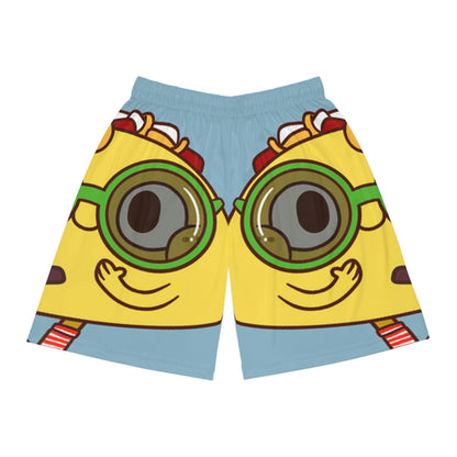 Bike Ride Scooter Taco Basketball Shorts