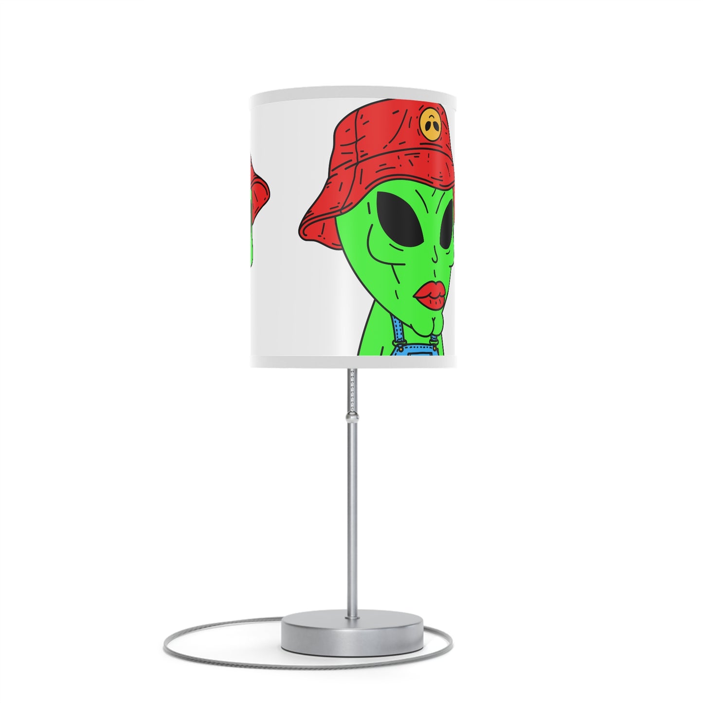 Old Alien Farmer Visitor Lamp on a Stand, US|CA plug