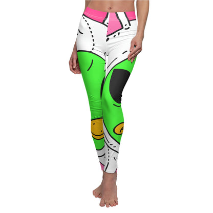 Duck Bunny Alien Women's Cut & Sew Casual Leggings