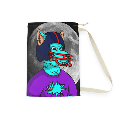 Foot Ball Full Moon American Werewolve Wolf Cyborg Laundry Bag