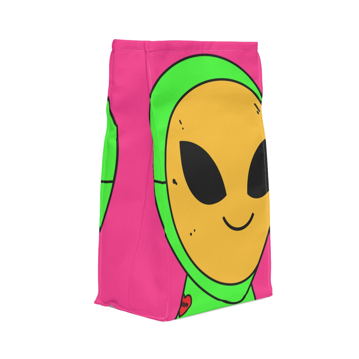 Yellow Mask Visi Alien Facemask Visitor Mom Tattoo Heart Polyester Lunch Bag