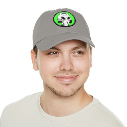 Alien LOL Visitor Dad Hat with Leather Patch (Round)