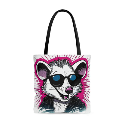 Bolsa de mano con gráfico retro Happy Opossum (AOP) 