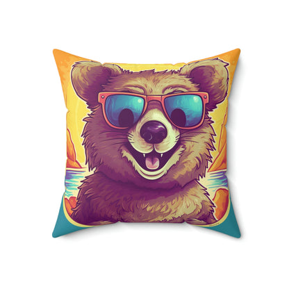 Quokka Animal Culture Character Anime Spun Polyester Square Pillow