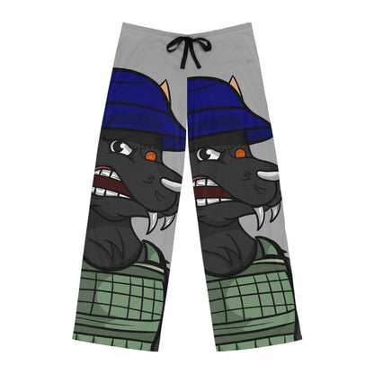 Army Wolf Men's Pajama Pants (AOP)