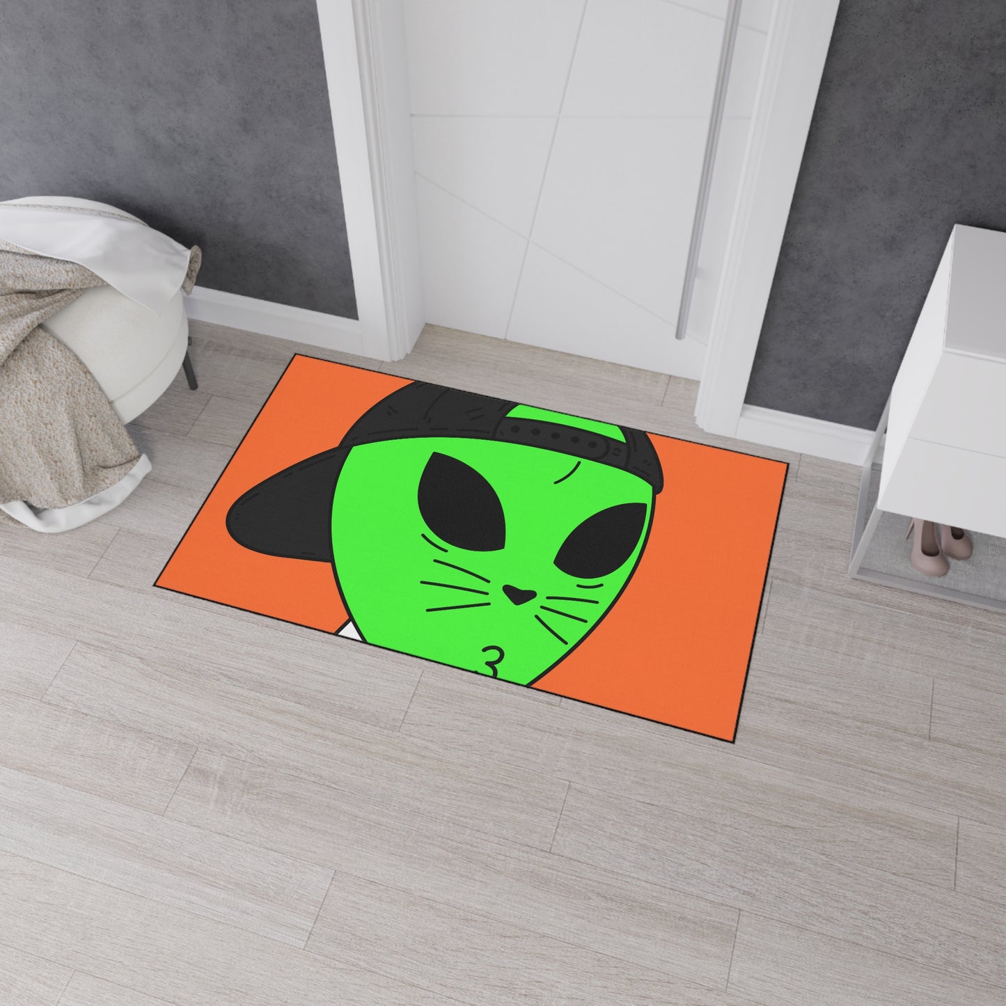 Cat Alien Animal Heavy Duty Floor Mat