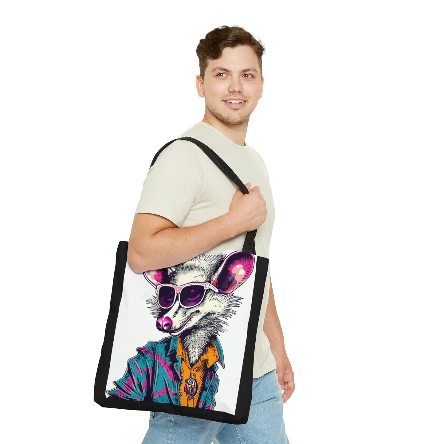 Opossum Artist Fashion Style Tote Bag (AOP)