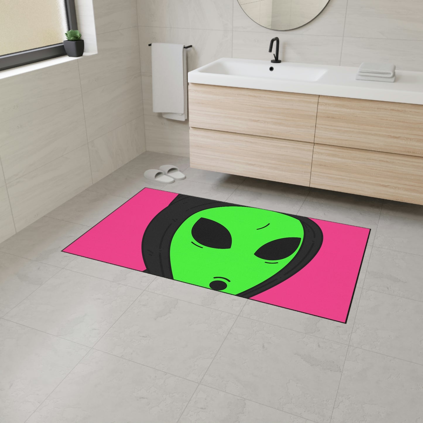 Anonymous Anon Alien Visitor Heavy Duty Floor Mat