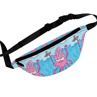 The Kraken Octopus Clean Graphic Fanny Pack