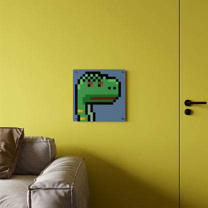 Dinosaur Dino Pixel Acrylic Wall Art Panels