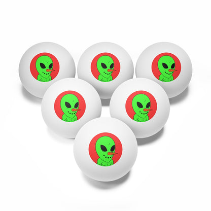 Veggie Visi The Vegetable Visitor Ping Pong Balls, 6 pcs - Visitor751