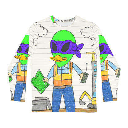 Contractor Building Capital Builder Visitor 751 Alien Men's Long Sleeve AOP Shirt