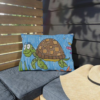 Almohadas al aire libre del océano de la arena de la playa de la tortuga marina 