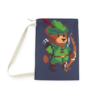 Robin Hood Hat Archer Bear Laundry Bag