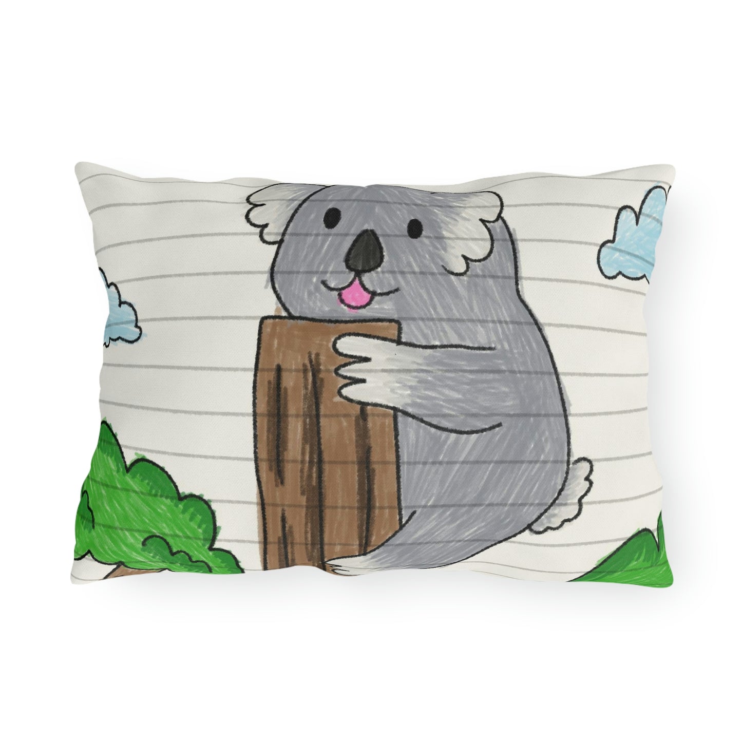 Koala Bear Animal Tree Climber Outdoor Pillows