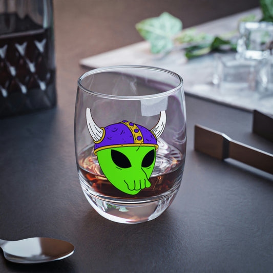 Alien Viking Whiskey Glass