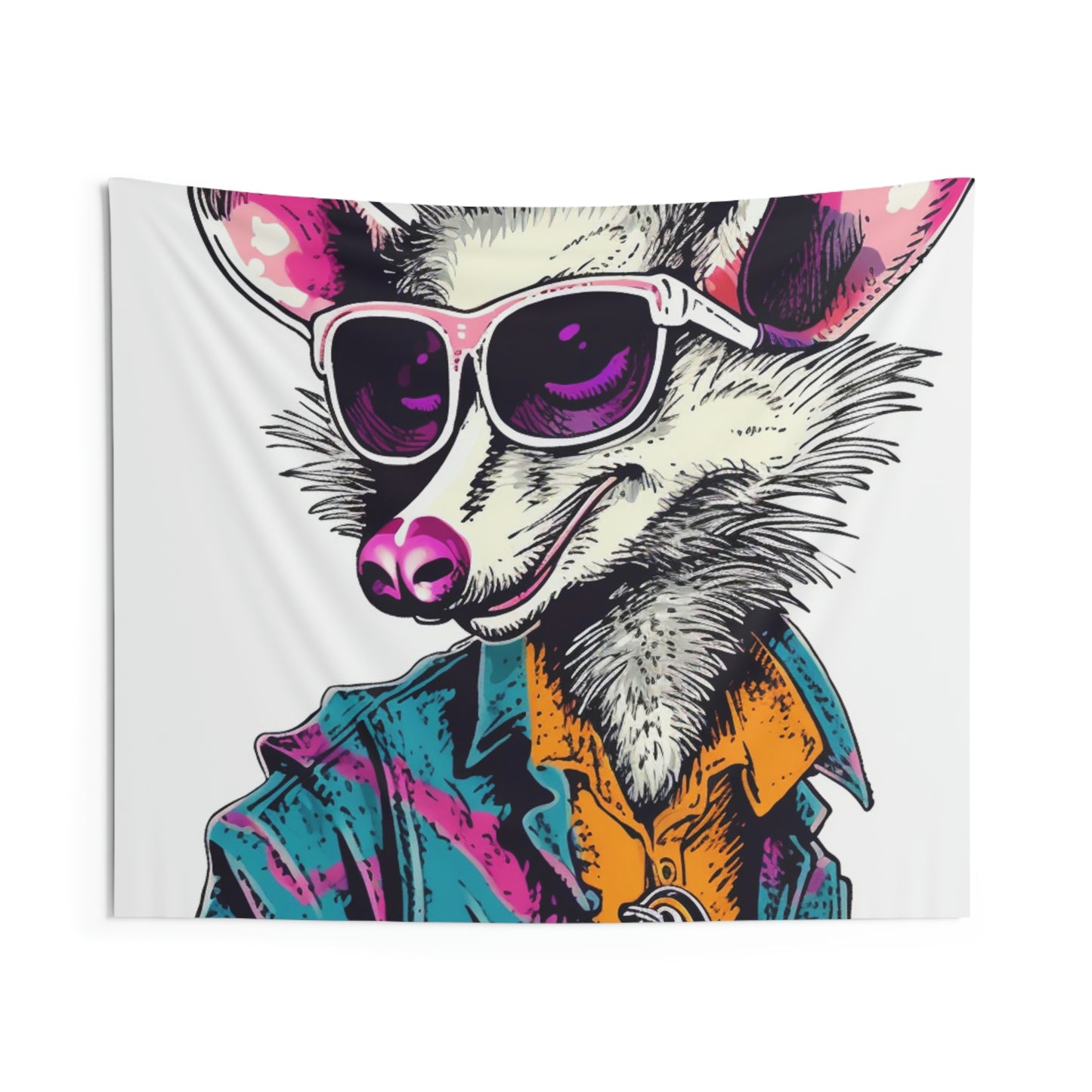 Opossum Artist Fashion Style Indoor Wall Tapestries